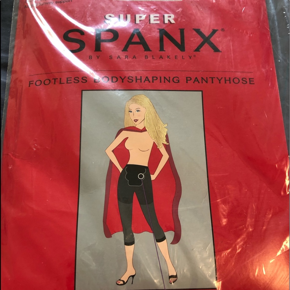 Spank footless bodyshaping pantyhose C NWT